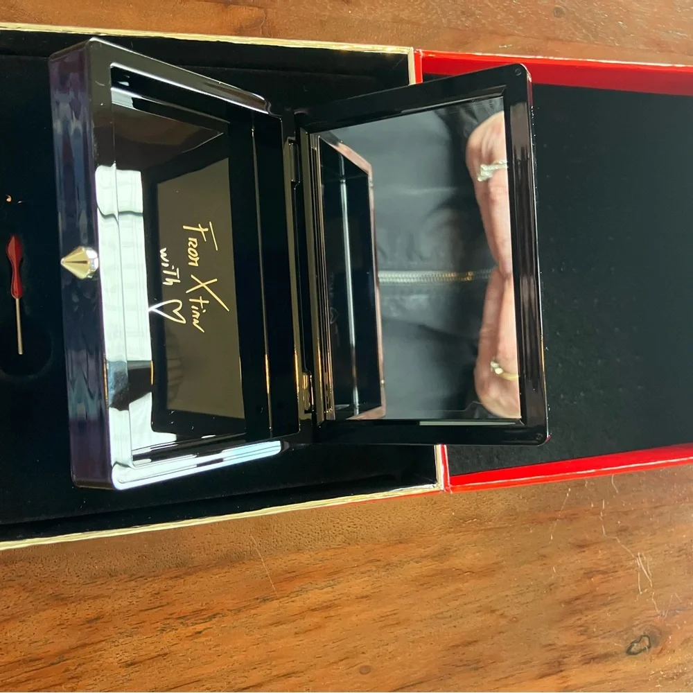 Christian Louboutin Black Tablet Case with Silver Studs